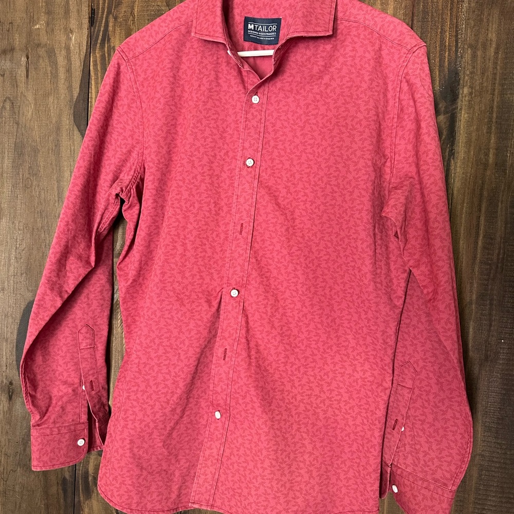 Red Men's Shirt by MT Tailor